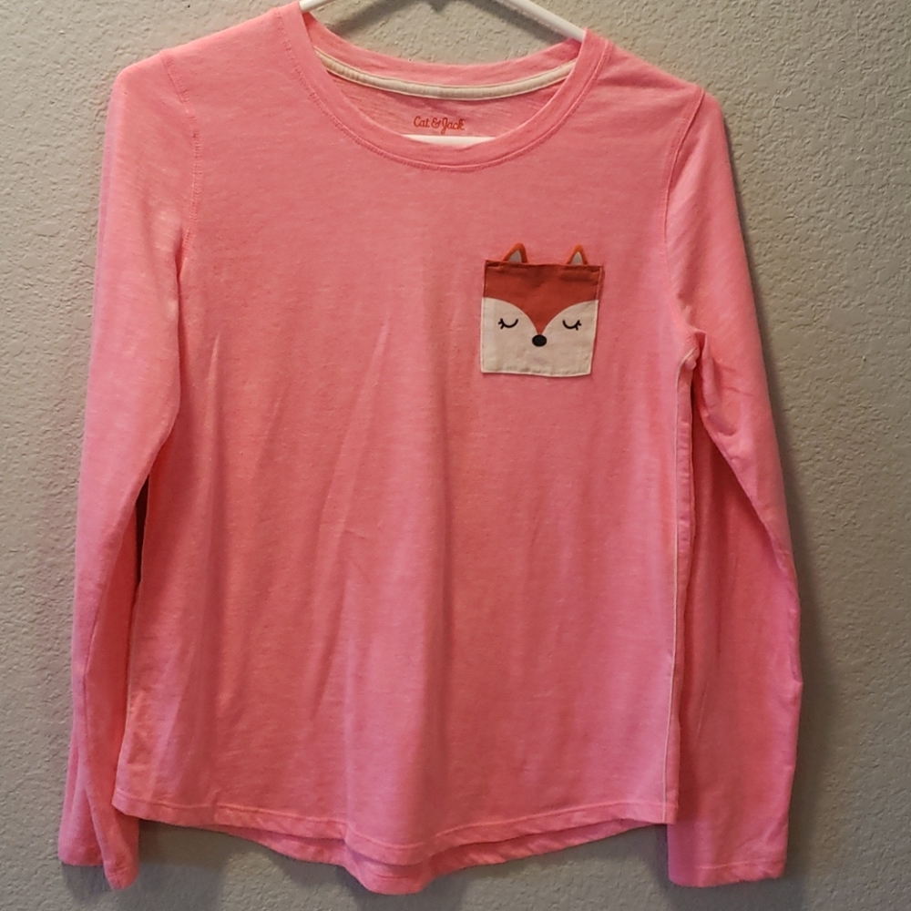 Girls Pink Cat & Jack Long Sleeve Shirt